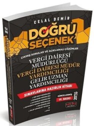 2026 Doğru Seçenek Vergi Dairesi Müdür ve Yardımcılığı, Gelir Uzman Yardımcılığı Konu Anlatımlı Hazırlık Kitabı - Savaş Yayınevi