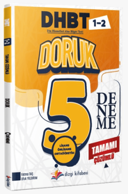 2026 Doruk DHBT Din Hizmetleri Alan Bilgisi Testi Tamamı Çözümlü 5 Deneme Sınavı - 1