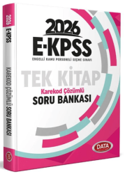 2026 E-KPSS Tek Kitap Soru Bankası Karekod Çözümlü - Data Yayınları