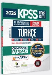 2026 FULLLisans KPSS Lisans Türkçe Kara Kutu ÖSYM Çıkmış Soru Bankası Son 15 Yıl - Karakutu Yayın