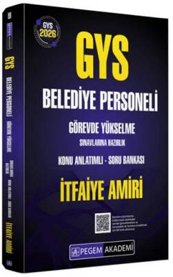 2026 GYS Belediye Personeli Görevde Yükselme Sınavlarına Hazırlık Konu Anlatımlı Soru Bankası İtfaiye Amiri - 1