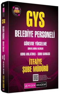 2026 GYS Belediye Personeli Görevde Yükselme Sınavlarına Hazırlık Konu Anlatımlı Soru Bankası İtfaiye Şube Müdürü - 1