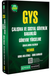 2026 GYS Çalışma ve Sosyal Güvenlik Bakanlığı Görevde Yükselme Sınavlarına Hazırlık Memur Konu Anlatımlı Soru Bankası - Pegem Akademi Yayıncılık