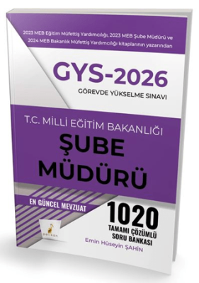 2026 GYS Görevde Yükselme Sınavı T.C. Milli Eğitim Bakanlığı Şube Müdürü Tamamı Çözümlü Soru Bankası - 1