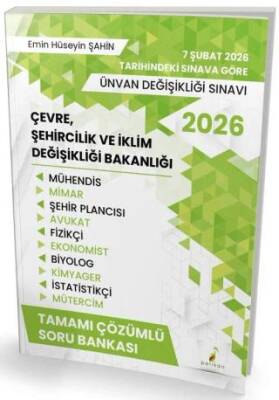 2026 GYS ÜDS Çevre Şehircilik ve İklim Değişikliği Bakanlığı Soru Bankası Çözümlü Görevde Yükselme Ünvan Değişikliği - 1