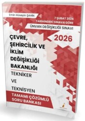 2026 GYS ÜDS Çevre Şehircilik ve İklim Değişikliği Bakanlığı Tekniker ve Teknisyen Soru Bankası Çözümlü Görevde Yükselme Ünvan Değişikliği - Pelikan Tıp Teknik Yayıncılık