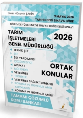 2026 GYS ÜDS Tarım İşletmeleri Genel Müdürlüğü Ortak Konular Soru Bankası Çözümlü Görevde Yükselme Ünvan Değişikliği - 1