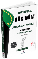 2026 Hakimlik Hakimim Anayasa Hukuku Soru Bankası - Dizgi Kitap