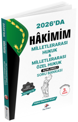 2026 Hakimlik Hakimim Milletlerarası Hukuk, Milletlerarası Özel Hukuk Soru Bankası - 1
