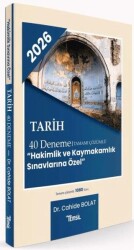 2026 Hakimlik Kaymakamlık Tarih 40 Deneme Çözümlü - Temsil Kitap