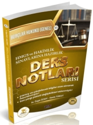 2026 HMGS Hakimlik HUKAL Borçlar Hukuku Genel Hükümler Ders Notları - Savaş Yayınevi