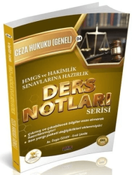 2026 HMGS Hakimlik HUKAL Ceza Hukuku Genel Hükümler Ders Notları - Savaş Yayınevi