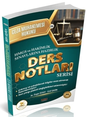 2026 HMGS Hakimlik HUKAL Ceza Muhakemesi Hukuku Ders Notları - 1