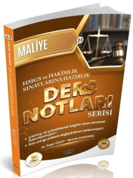 2026 HMGS Hakimlik HUKAL Maliye Ders Notları - Savaş Yayınevi