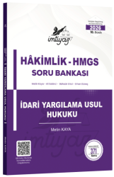 2026 HMGS Hakimlik İdari Yargılama Usul Hukuku Soru Bankası - İmtiyaz Yayıncılık