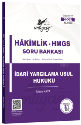 2026 HMGS Hakimlik İdari Yargılama Usul Hukuku Soru Bankası - 1