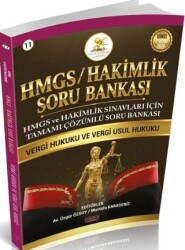 2026 HMGS Hakimlik Vergi Hukuku ve Vergi Usul Hukuku Soru Bankası - Savaş Yayınevi
