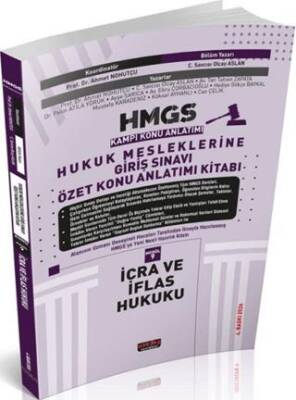2026 HMGS İcra ve İflas Hukuku Özet Konu Anlatımı - 1