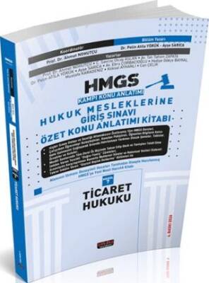 2026 HMGS Ticaret Hukuku Özet Konu Anlatımı - 1