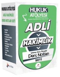 2026 Hukuk Atölyesi Adli Hakimlik Çıkmış Soru Örnekli Ders Notları Seti - Dizgi Kitap