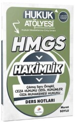 2026 Hukuk Atölyesi Hakimlik HMGS Hukuk Mesleklerine Giriş Sınavı Çıkmış Soru Örnekli Ceza Hukuku Özel Hükümler Ceza Muhakemesi Hukuku Ders Notları - Dizgi Kitap