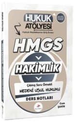 2026 Hukuk Atölyesi Hakimlik HMGS Hukuk Mesleklerine Giriş Sınavı Çıkmış Soru Örnekli Medeni Usul Hukuku Ders Notları - Dizgi Kitap