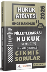 2026 Hukuk Atölyesi Hakimlik HMGS Hukuk Mesleklerine Giriş Sınavı Milletlerarası Hukuk Tamamı Çözümlü Çıkmış Sorular - Dizgi Kitap