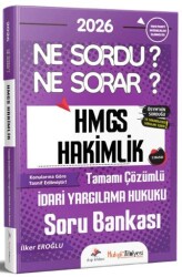 2026 Hukuk Atölyesi Hakimlik HMGS Ne Sordu Ne Sorar İdari Yargılama Hukuku Tamamı Çözümlü Soru Bankası - Dizgi Kitap