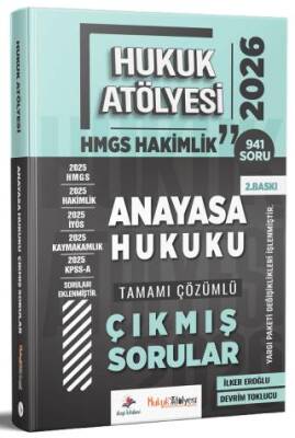 2026 Hukuk Atölyesi HMGS Hakimlik Anayasa Hukuku Çıkmış Sorular Çözümlü - 1