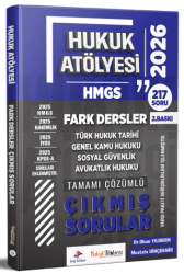 2026 Hukuk Atölyesi HMGS Hakimlik Fark Dersler Çıkmış Sorular Çözümlü - Dizgi Kitap