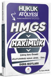 2026 Hukuk Atölyesi HMGS Hakimlik Hukuk Mesleklerine Giriş Sınavı Çıkmış Soru Örnekli Milletlerarası Genel Özel Hukuk Ders Notları - Dizgi Kitap