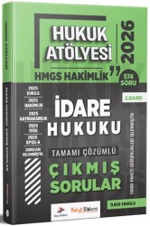 2026 Hukuk Atölyesi HMGS Hakimlik İdare Hukuku Çıkmış Sorular Çözümlü - Dizgi Kitap