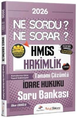 2026 Hukuk Atölyesi HMGS Hakimlik İdare Hukuku Ne Sordu Ne Sorar Soru Bankası - 1