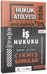 2026 Hukuk Atölyesi HMGS Hakimlik İş Hukuku Çıkmış Sorular Çözümlü - Dizgi Kitap