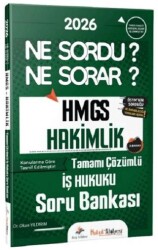2026 Hukuk Atölyesi HMGS Hakimlik İş Hukuku Ne Sordu Ne Sorar Soru Bankası - Dizgi Kitap