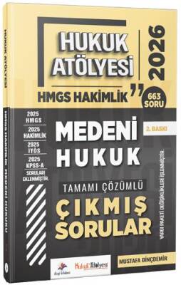 2026 Hukuk Atölyesi HMGS Hakimlik Medeni Hukuk Çıkmış Sorular Çözümlü - 1