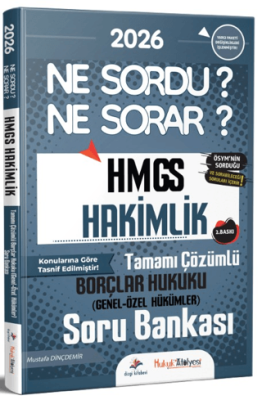 2026 Hukuk Atölyesi HMGS Hakimlik Ne Sordu Ne Sorar Borçlar Hukuku Genel - Özel Hükümler Tamamı Çözümlü Soru Bankası - 1