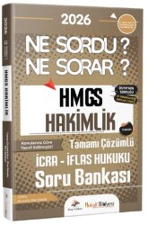 2026 Hukuk Atölyesi HMGS Hakimlik Ne Sordu Ne Sorar İcra İflas Hukuku Tamamı Çözümlü Soru Bankası - Dizgi Kitap