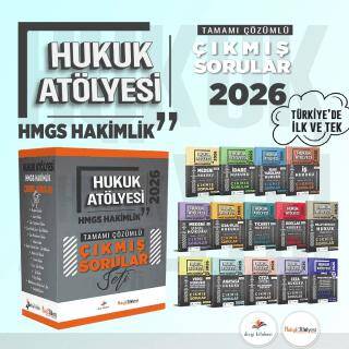 2026 Hukuk Atölyesi HMGS Hakimlik Tamamı Çözümlü Çıkmış Sorular Seti - 1