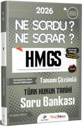 2026 Hukuk Atölyesi HMGS Hakimlik Türk Hukuk Tarihi Ne Sordu Ne Sorar Soru Bankası - Dizgi Kitap