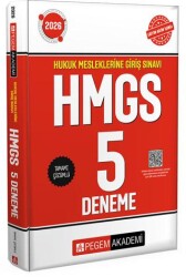 2026 Hukuk Mesleklerine Giriş Sınavı HMGS Tamamı Çözümlü 5 Deneme - Pegem Akademi Yayıncılık