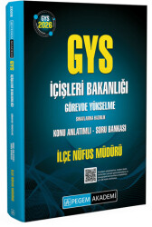 2026 İçişleri Bakanlığı Görevde Yükselme Sınavlarına Hazırlık İlçe Nüfus Müdürü Konu Anlatımlı Soru Bankası - Pegem Akademi Yayıncılık