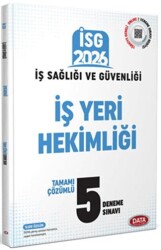 2026 İş Sağlığı Güvenliği İş Yeri Hekimliği Çözümlü 5 Deneme Sınavı - Data Yayınları