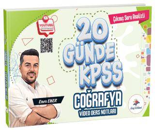 2026 KPSS 20 Günde Coğrafya Video Ders Notları - 1