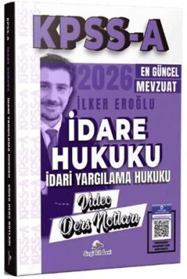 2026 KPSS A Grubu İdare Hukuku, İdari Yargılama Hukuku Video Ders Notları - 1
