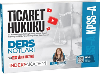 2026 KPSS A Grubu Ticaret Hukuku Video Ders Notları - 1