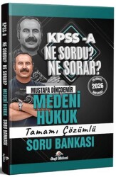 2026 KPSS A Medeni Hukuk Ne Sordu Ne Sorar Tamamı Çözümlü Soru Bankası - Dizgi Kitap