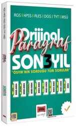 2026 KPSS AGS ALES DGS TYT MSÜ Orijinal Paragraf Son 3 Yıl Çıkmış Sorular - Yargı Yayınevi