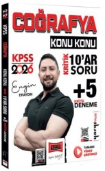 2026 KPSS Coğrafya Konu Konu Kritik 10ar Soru +5 Kritik Deneme Sınavı - Yargı Yayınevi