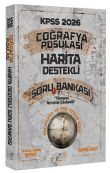 2026 KPSS Coğrafya Pusulası Harita Destekli Soru Bankası Çözümlü - CBA Akademi